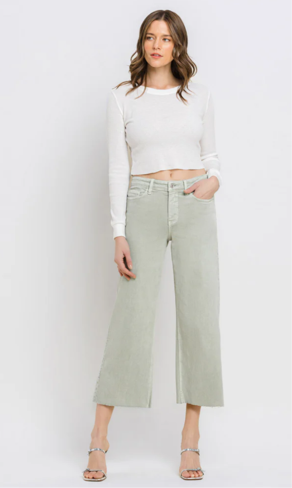 Desert Sage Wide Leg Hot on Sale