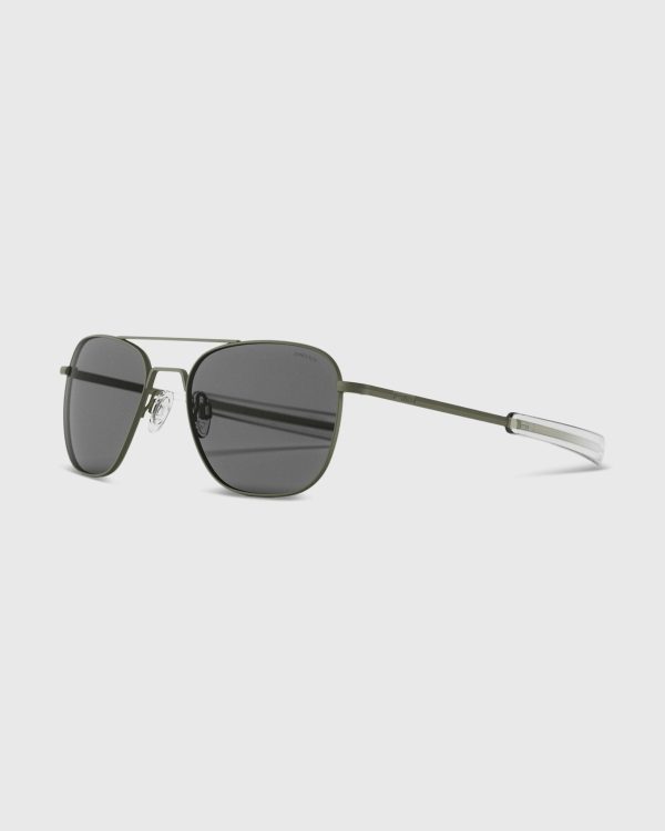 Aviator Sunglasses in Military Olive American Gray Online