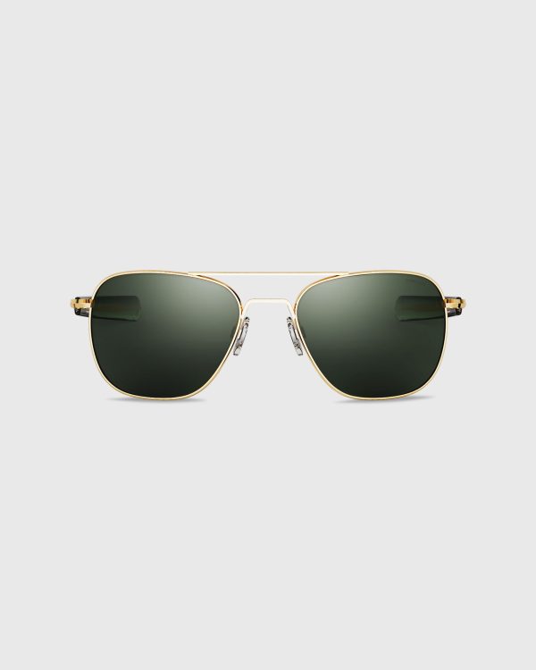 Aviator Sunglasses in 23K Gold AGX Sale