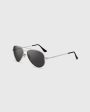 Concorde Sunglasses in Matte Chrome American Gray Online