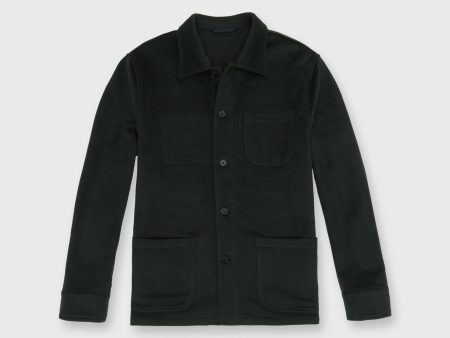 Chore Jacket in Pine Cashmere Flannel For Cheap