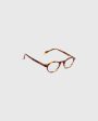 Board Stiff Reading Glasses in Tortoise For Sale