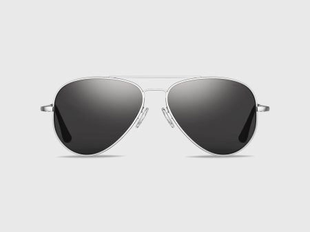 Concorde Sunglasses in Matte Chrome American Gray Online