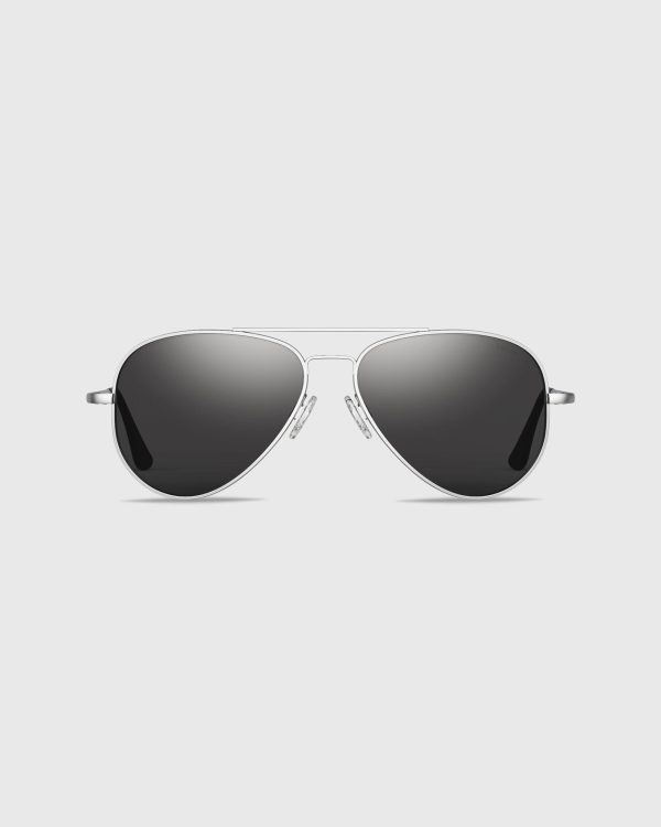 Concorde Sunglasses in Matte Chrome American Gray Online