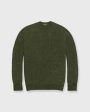 Washed Cable Crewneck Sweater in Arborist Rustic Wool Online