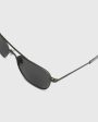 Aviator Sunglasses in Military Olive American Gray Online