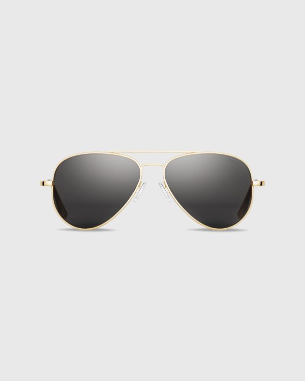 Concorde Sunglasses in 23K Gold American Gray Online Sale