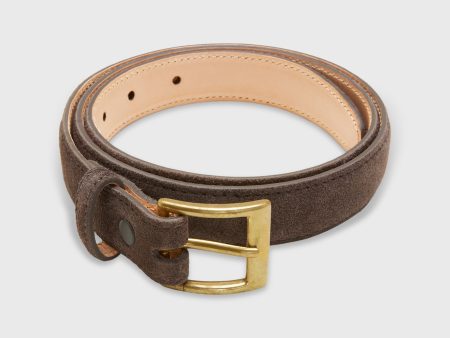 1  Belt in Chocolate Suede Fashion