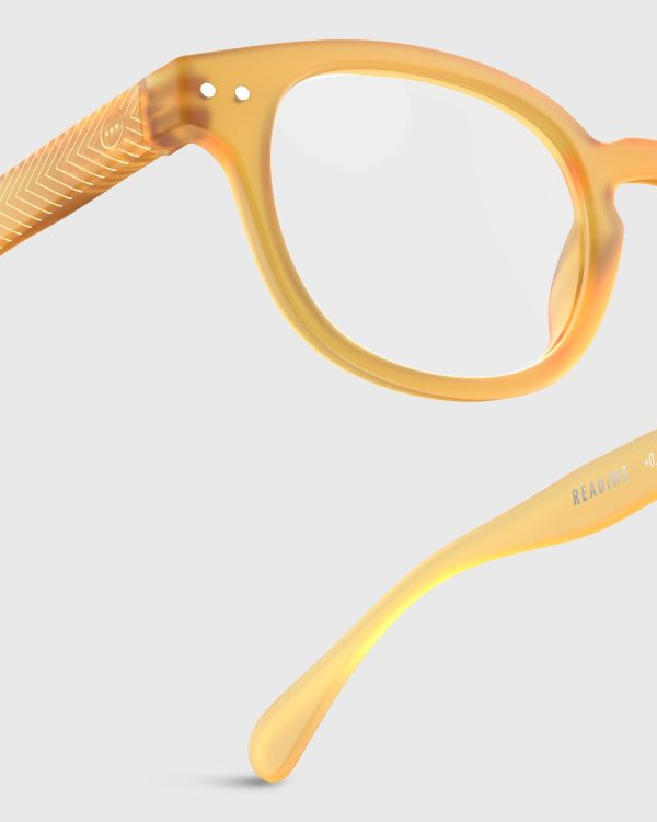 Limited Edition #C Reading Glasses in Golden Glow Sale