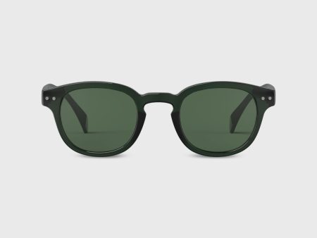 #C Sunglasses in Bakelite Green Online Sale