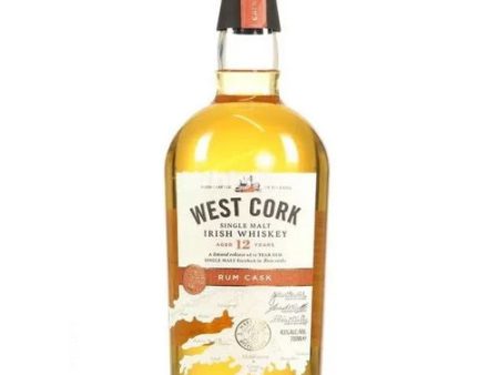 West Cork 12 Yo Rum Cask Irish 86 Pf NV - 750ML Fashion