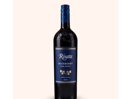 Risata Blueberry Semi Sweet Red Wine-750ML Hot on Sale